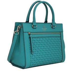 Kate Spade Turquoise handbag purse satchel minibag